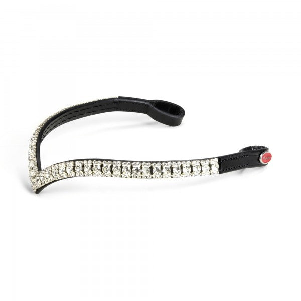 JOHN WHITAKER LYNTON V-SHAPED DIAMANTE BROWBAND