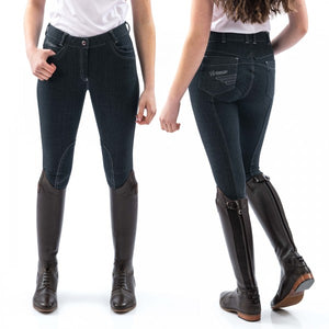 John Whitaker Rawdon Denim-Effect Ladies Breeches